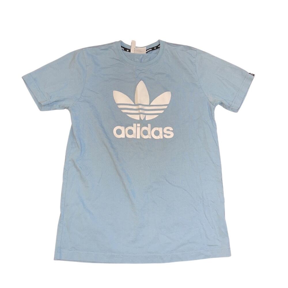 Adidas Logo Classic Crewneck T-Shirt SZ M Streetwear Sports Casual StreetWear